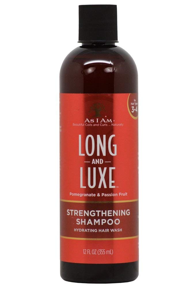 As I Am Long&Luxe Pomegranate"Shampoo+Conditioner+Leave-In+Cream" Hair Bundle