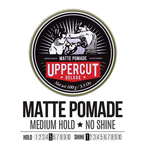 Pommade capillaire mate Uppercut Deluxe, 3,5 onces