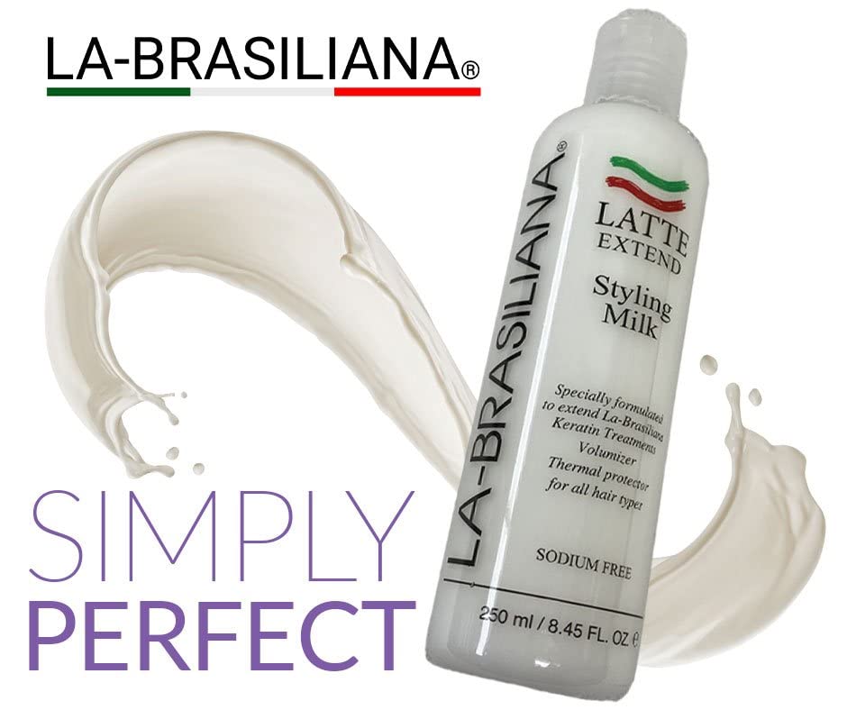 La-Brasiliana Latte Styling Milk, 8.45 fl.oz.
