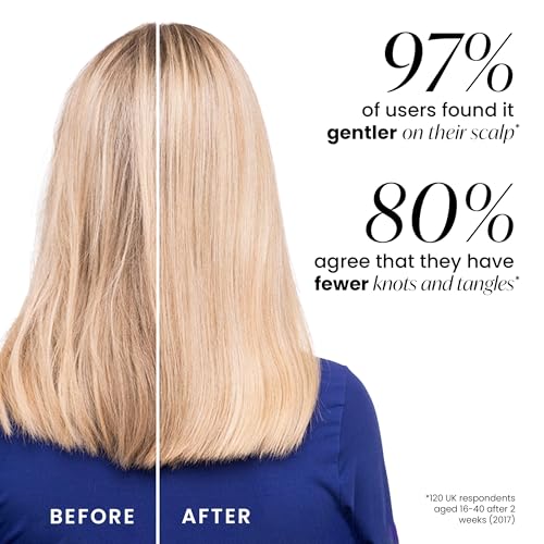 Tangle Teezer Ultimate Detangler Hairbrush for Wet & Dry Hair, Eliminates Knots & Reduces Breakage for All Hair Types, Amazon Exclusive Lilac Purple