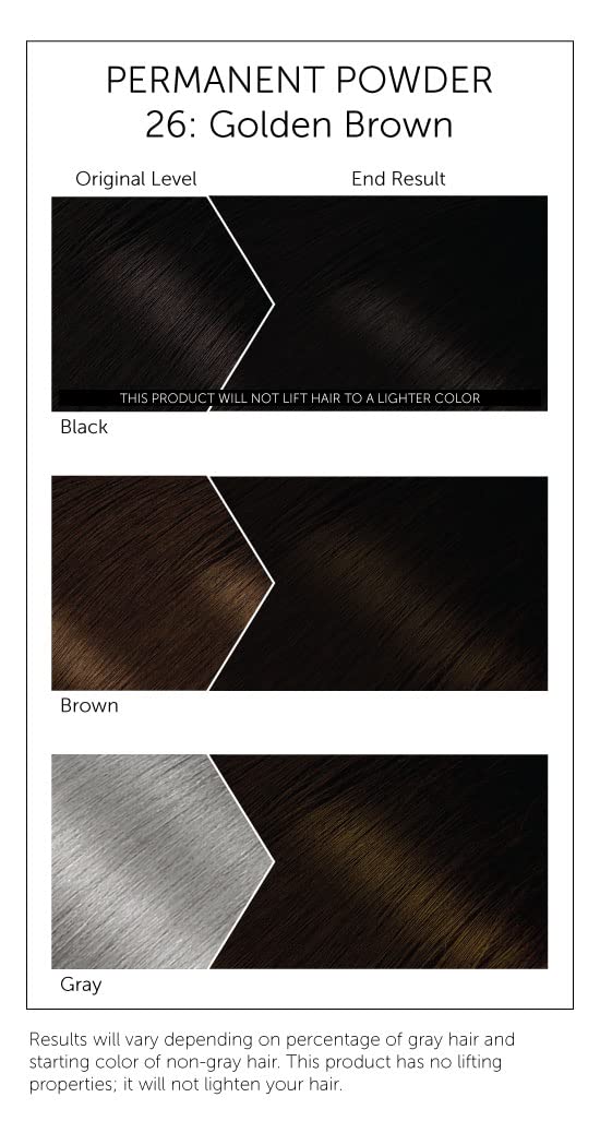 #26 Golden Brown Bigen Permanent Powder - 3 Pack