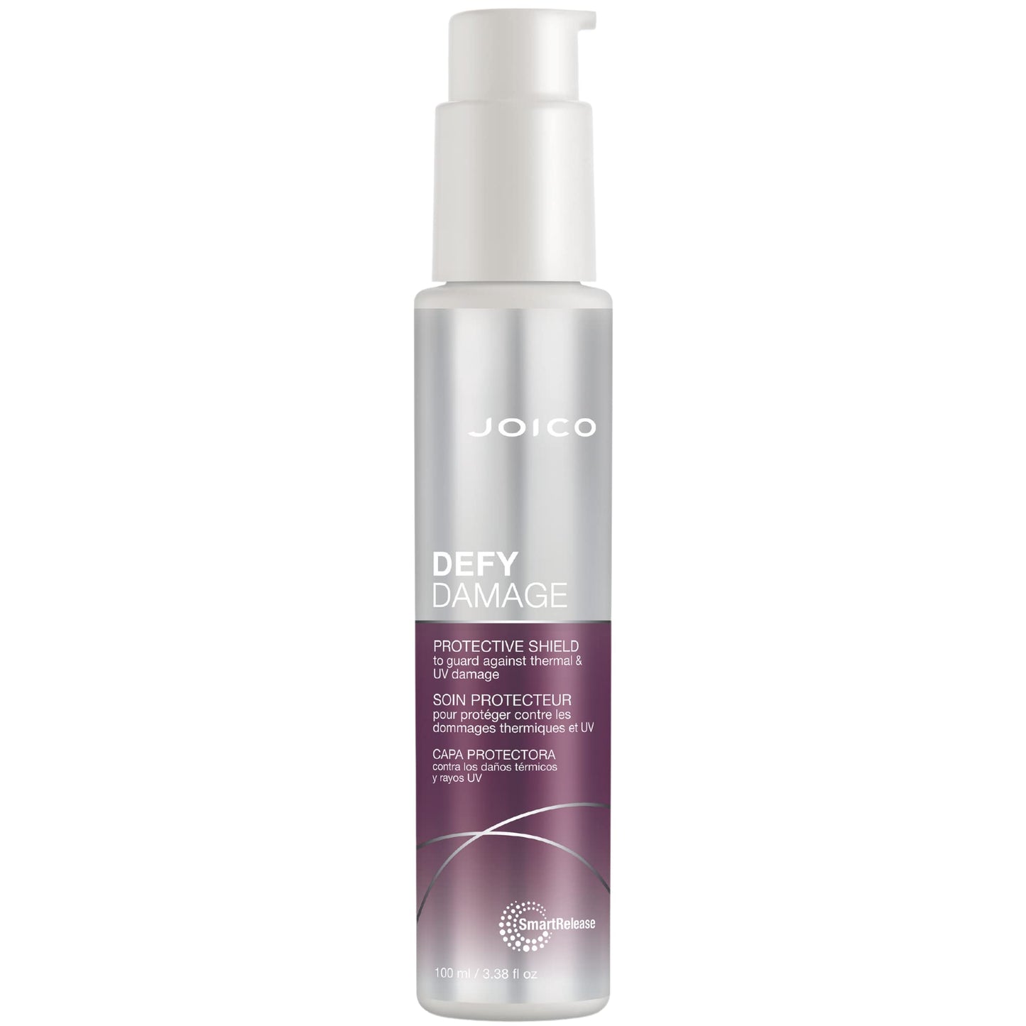 Joico Defy Damage Protective Shield | For Damaged, Color-Treated Hair | Protect Against UV & Thermal Damage | Strengthen Bonds & Preserve Hair Color | With Moringa Seed & Arginine | 3.38 Fl Oz