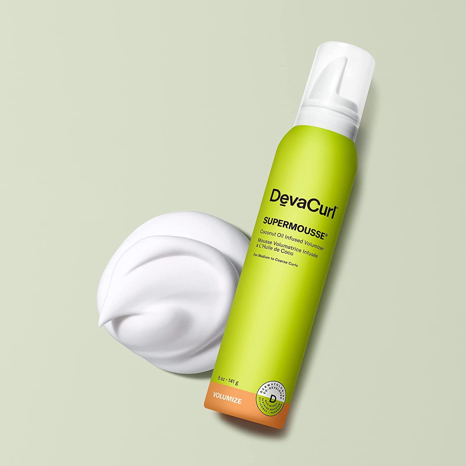 DevaCurl SuperMousse® Non-Crunch Volumizer, Superfruits, 5 fl. oz