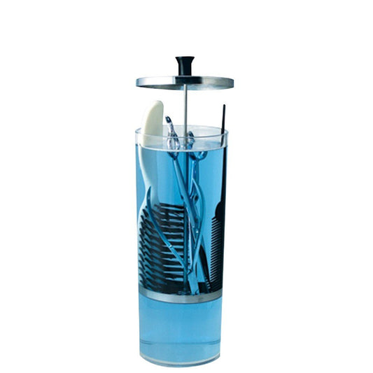SCALPMASTER Barber Maintenance Cleaning Acrylic Sanitizing Jar 42 oz SJ-SC550
