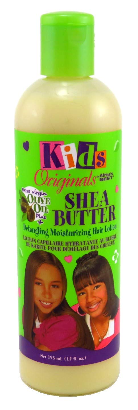 White Smoke Africas Best Kids Orig Lotion Shea Butter Detangling 12 Ounce (Pack of 6)