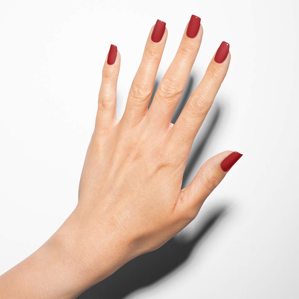 White Smoke Gelish Xpress Dip Hot Rod Red - Red Nail Dip Powder, Vibrant Color, Professional Quality, High Shine, Chip-Resistant, 1.5 ounce