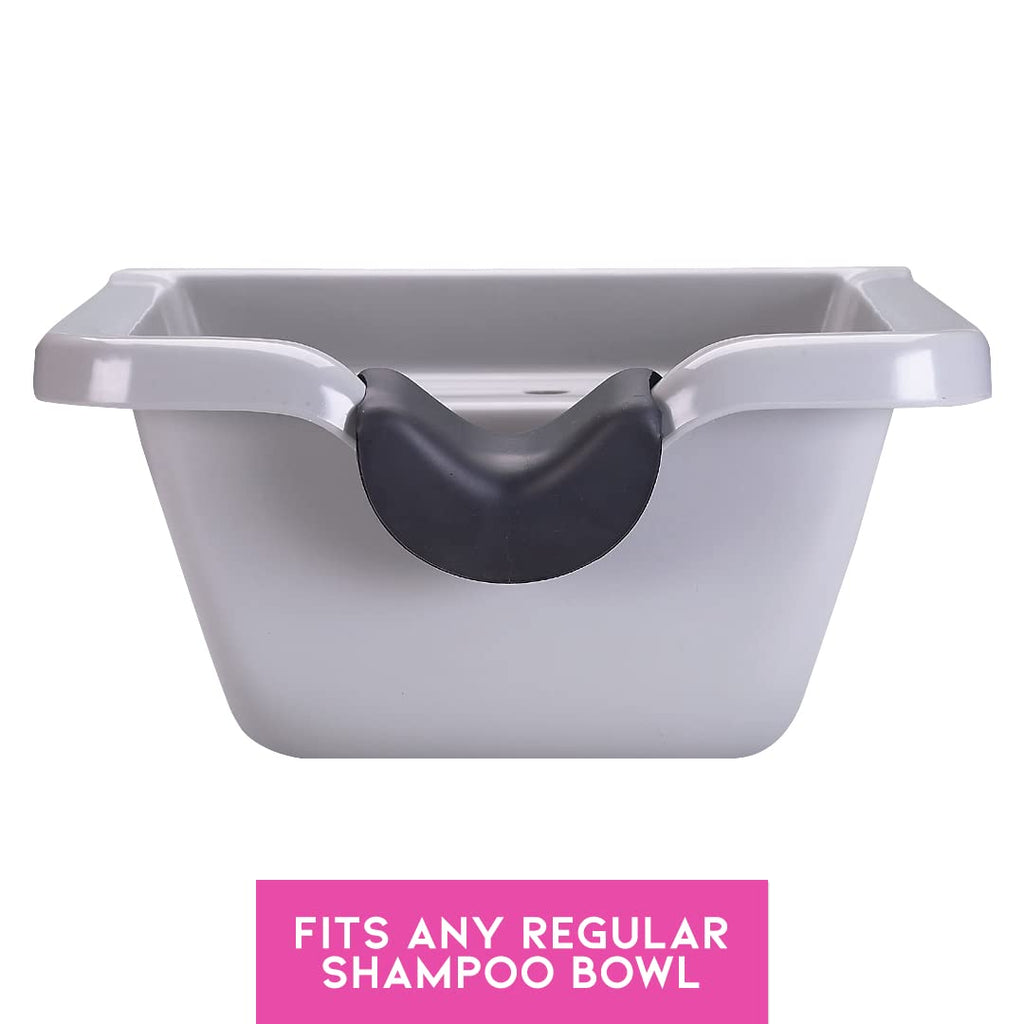 Betty Dain Neck-EEZ Shampoo Bowl Neck Rest, Durable Sealed Foam Rubber, Provides Premium Comfort at Shampoo Bowl, Easy to Clean and Sanitize, Waterproof, Black
