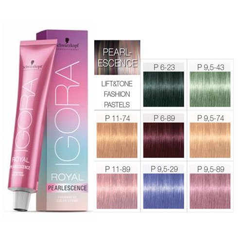 Schwarzkopf Igora Royal Pearlescence 永久染发霜 (9.5-74 - 淡琥珀色)