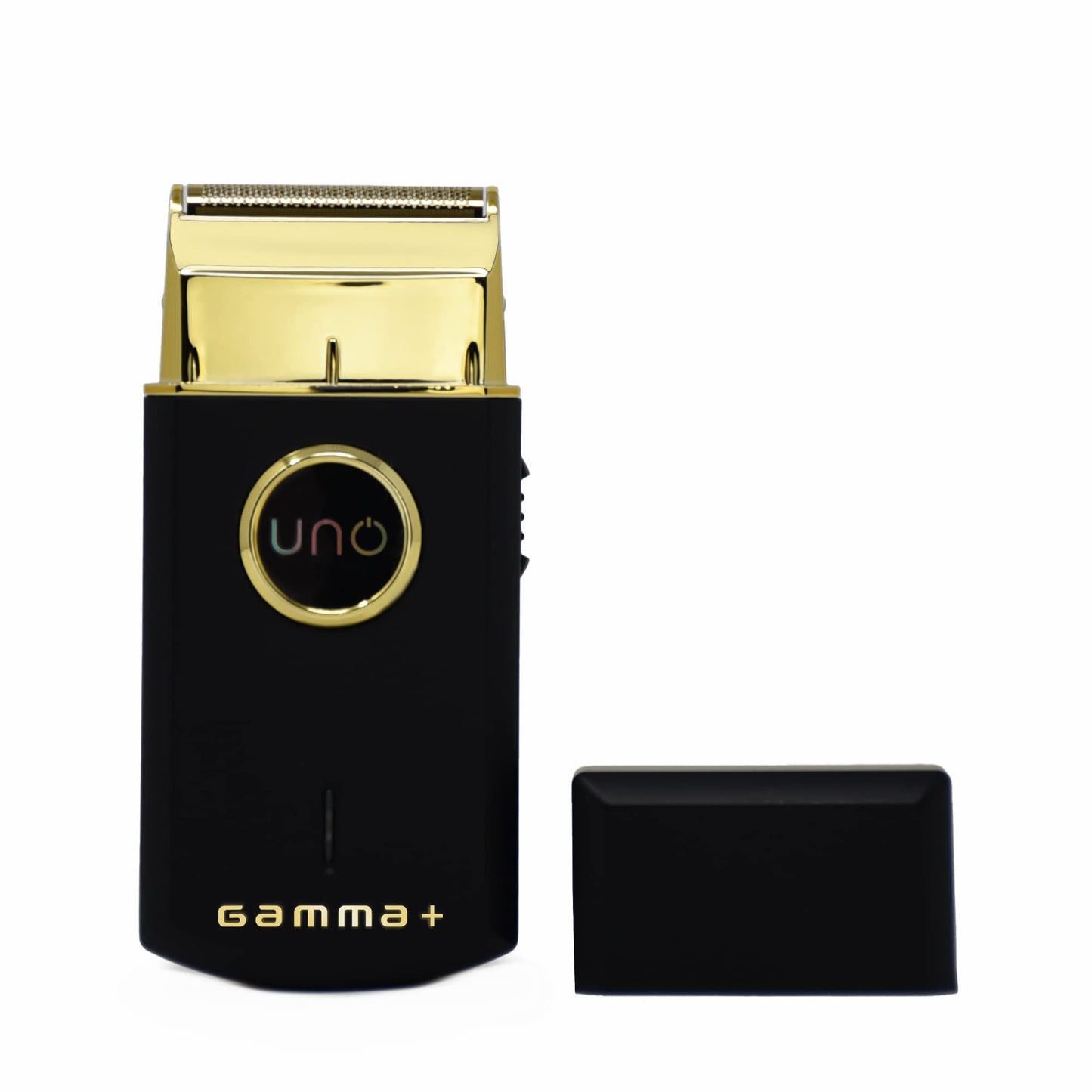 White Smoke GAMMA+ Uno Mini-Sized Travel Cordless Mens Single Foil Shaver, Micro-USB Rechargeable for Shorter Facial Stubble, Black