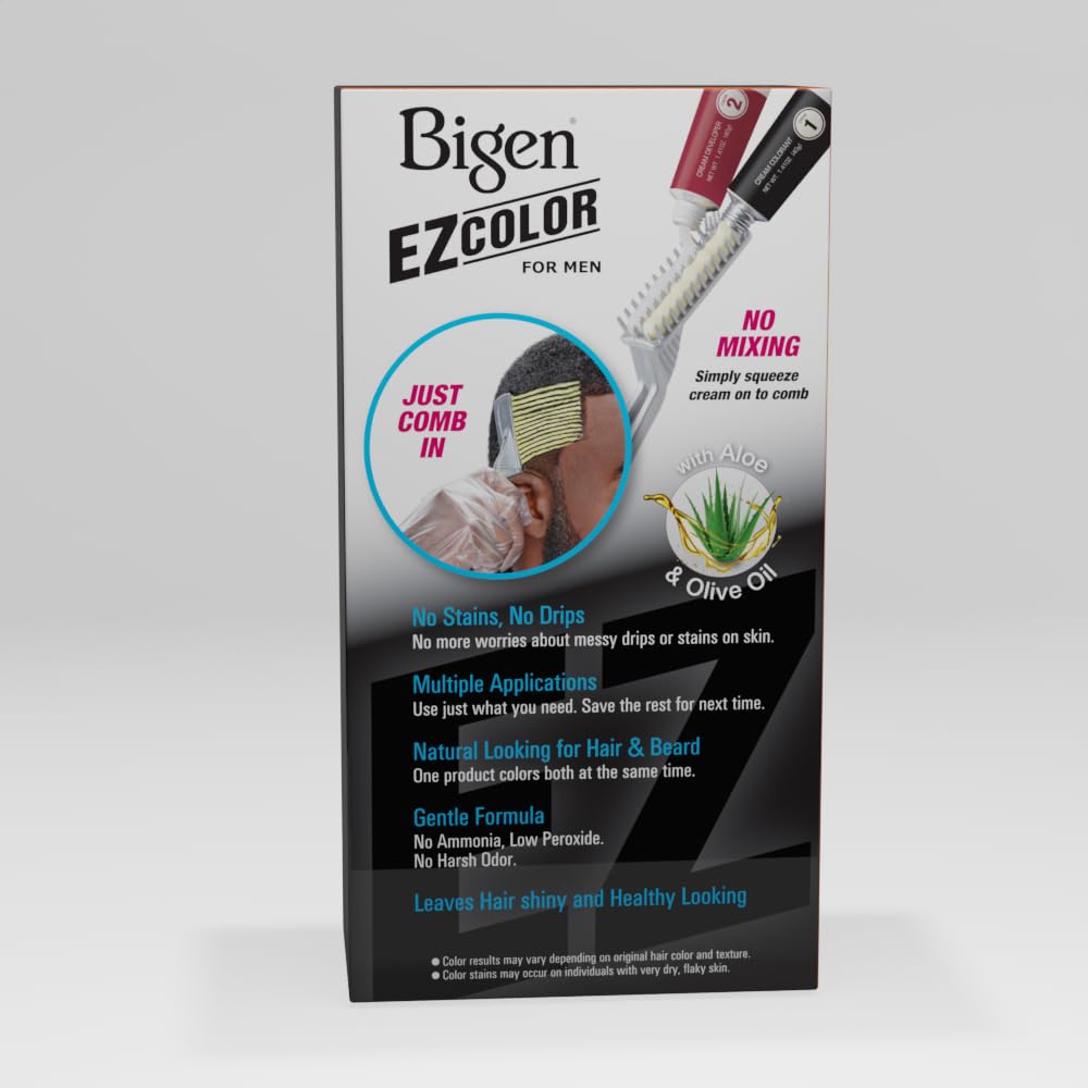 M1 Bigen EZ Color for Men Jet Black - 3 Pack