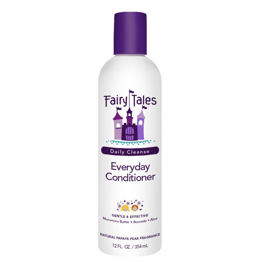 Fairy Tales Daily Cleanse Everyday Kids Conditioner - Gentle Natural Defining Conditioner, Tangle Free, Moisturizing and Hydrating Formula, Clean and Natural Ingredients - Paraben Free - 12 oz.