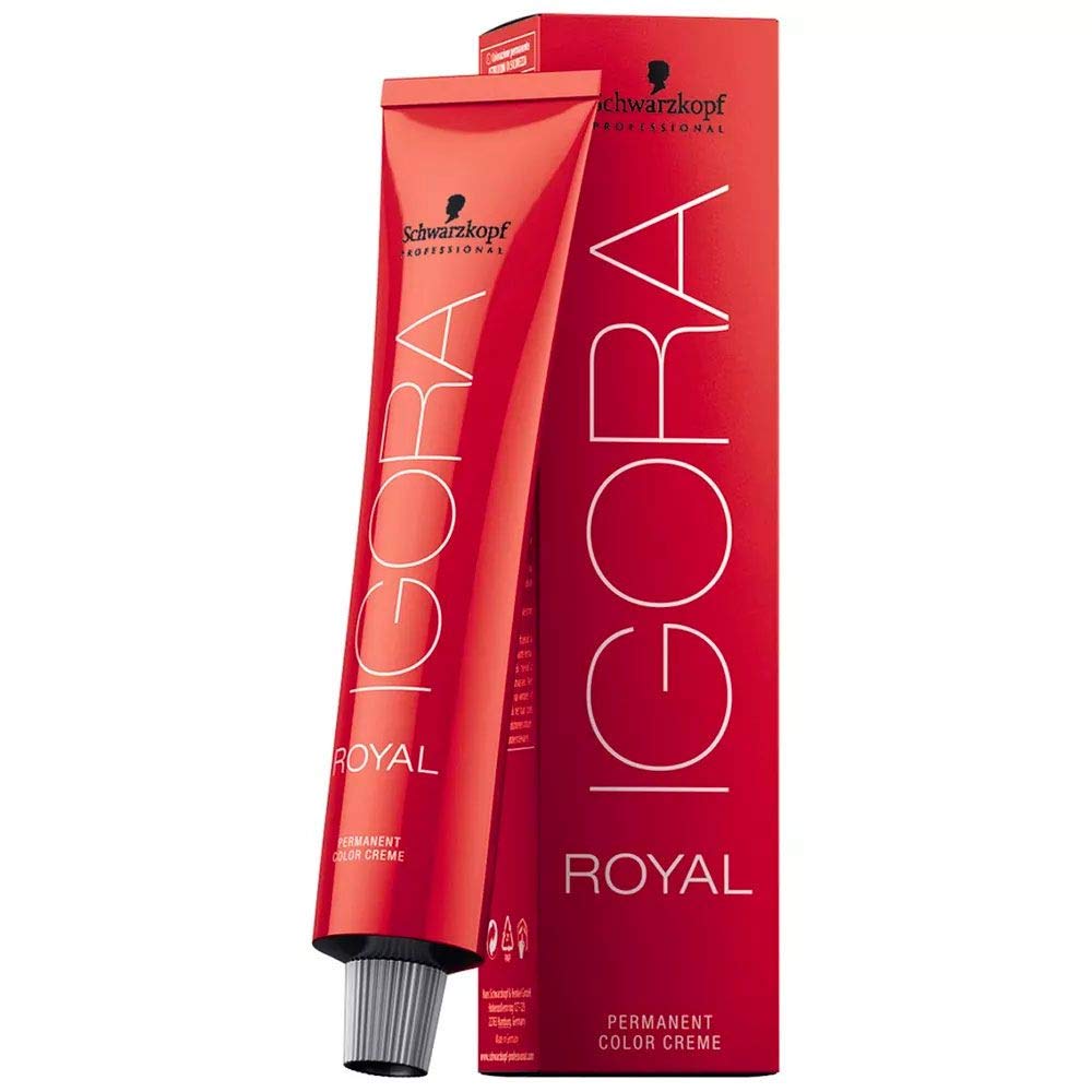 Schwarzkopf Professional Igora Royal Color Creme Tube，深金铜色，60克