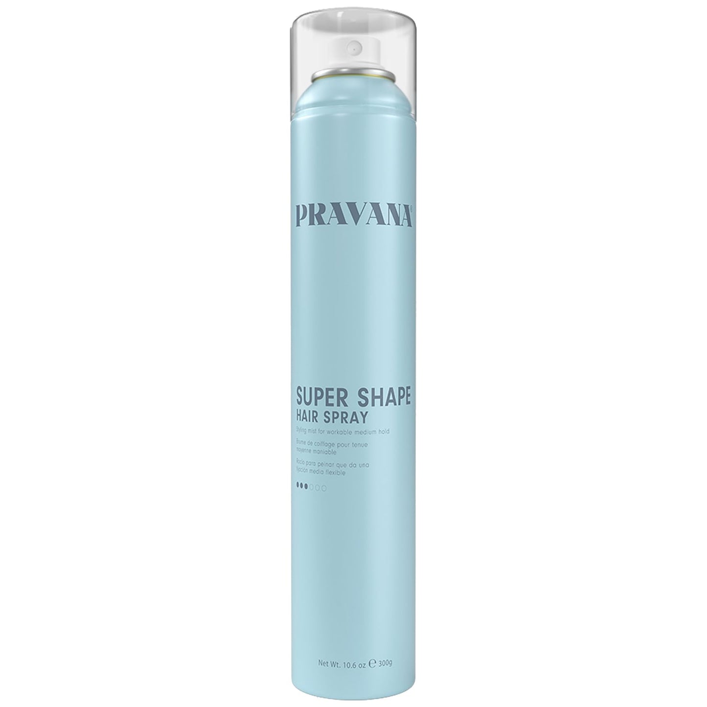 Pravana Super Shape Hair Spray | Styling Mist For Workable Medium Hold | Adds Tremendous Body | Defends Against Humidity | Vegan & Cruelty Free | Paraben & Sulfate Free | 10.6 Oz