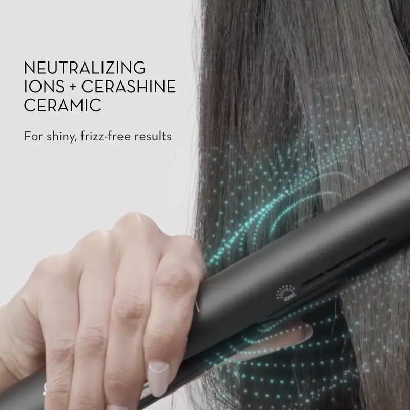 Neuro by Paul Mitchell Style+ 1" Ceramic Straightening & Styling Iron, Travel Flat Iron, Dual Voltage for Worldwide Use