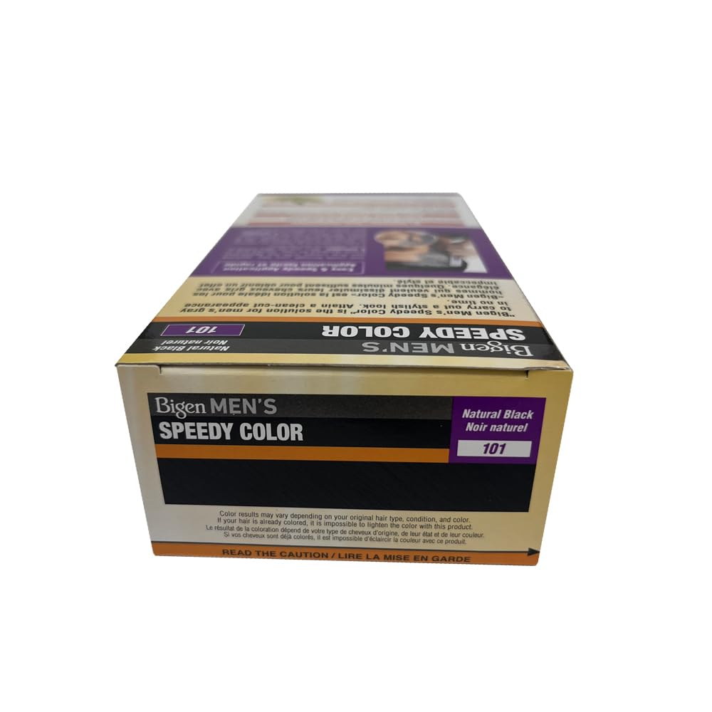 Bigen Men’s Speedy Color 101 Natural Black - 3 Pack