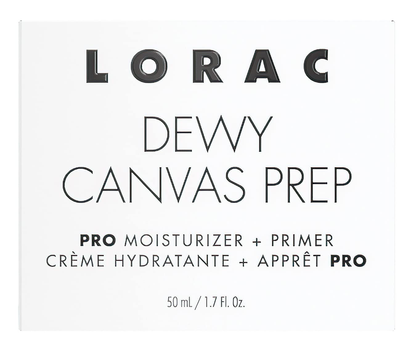 LORAC Dewy Canvas Prep PRO Moisturizer + Primer | Fragrance-Free Hydration