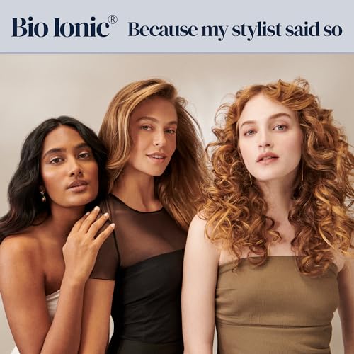 Bio Ionic Long Barrel Styler, 1" Curling Iron with Moisture Heat Technology & NanoIonic MX, Verstatile Curling Wand with Longer Barrel for Large Sized Soft Curls & Waves