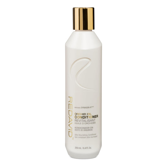 Redavid Orchid Oil Ultra Nourishing Conditioner - with Coconut Oil, Yarrow & Clove Flower for Curls or Heavy Damage - Clinically Strengthens, Adds Protein & Hydrates - Color Safe Formula (250ml)
