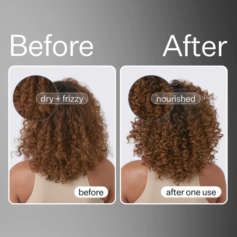 Masque capillaire revitalisant réparateur Act+Acre - Traitement capillaire traité à froid pour hydrater les cheveux secs et abîmés - Masques capillaires hydratants sans silicone (113 ml)