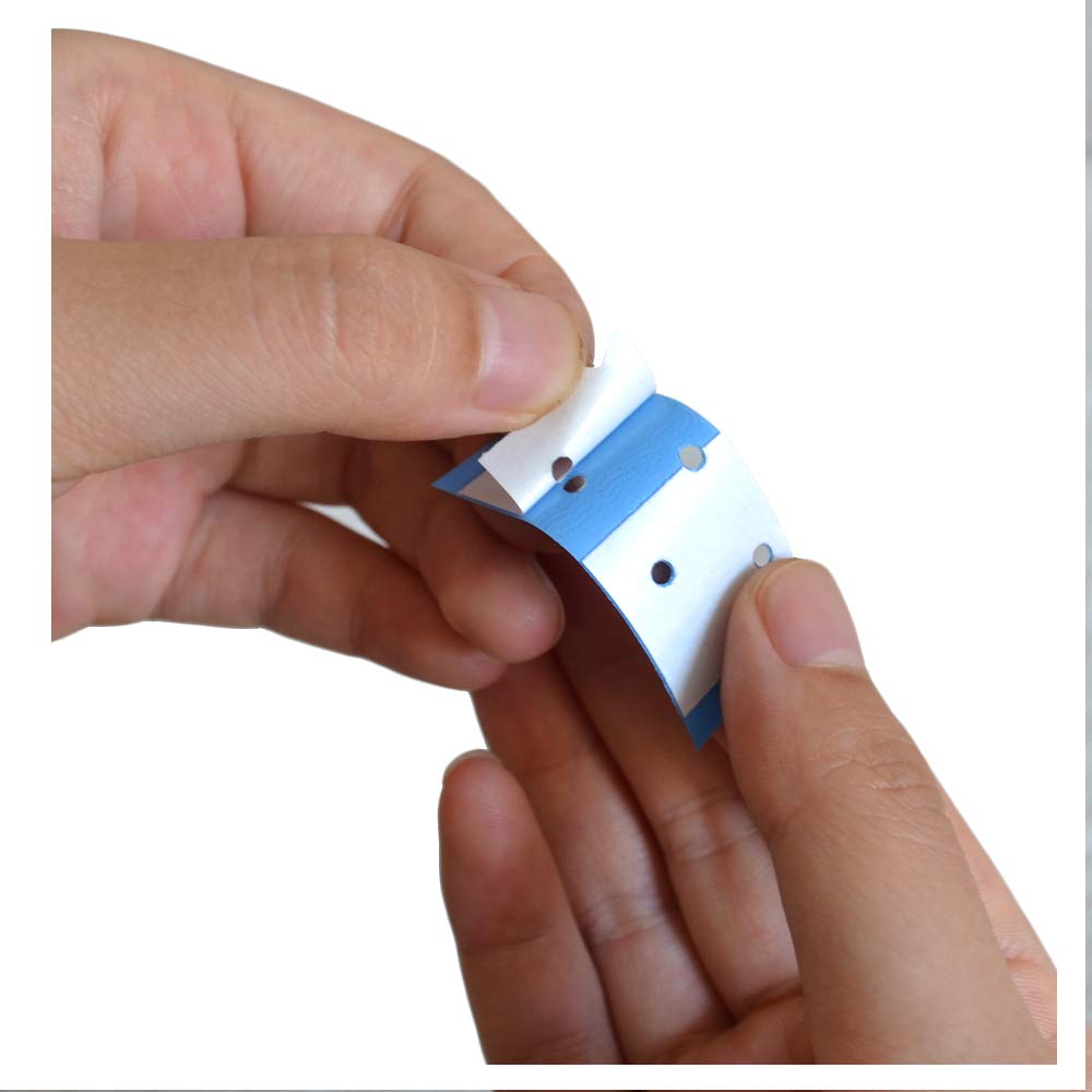 AIRAO "Extenda Bond" WalkerTape Hair System Tape Bonding Toupee Hairpiece Hair Extensions Tape Adhesive Glue Strips Wig Tape Double Sided Shape C Contour 36 Pieces Per Bag