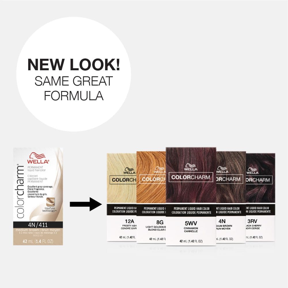 COLORCHARM Permanent Liquid Hair Color | 12A Frosty Ash Blonde | Up to 100% Gray Coverage | 1.42 Fl Oz