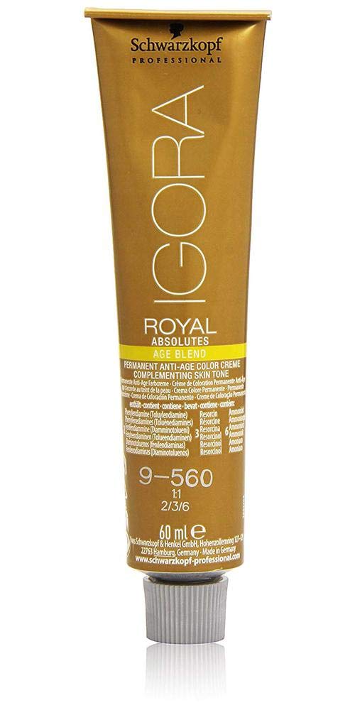Schwarzkopf Igora Royal Absolutes 9-560 抗衰老彩霜 60ml