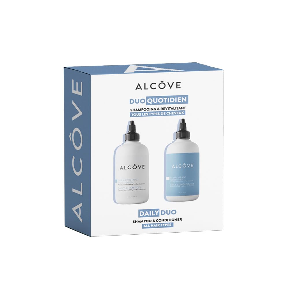 Alcôve DAILY SHAMPOO AND CONDITIONER DUO 300ML/10OZ