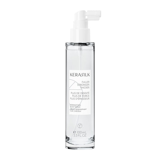 KERASILK Redensifying Scalp Serum | Strengthens Roots | Redensifies for Long-Lasting Thicker Hair | Protects from Hereditary Hair Loss | For Thinning, Weak Hair | 100ml