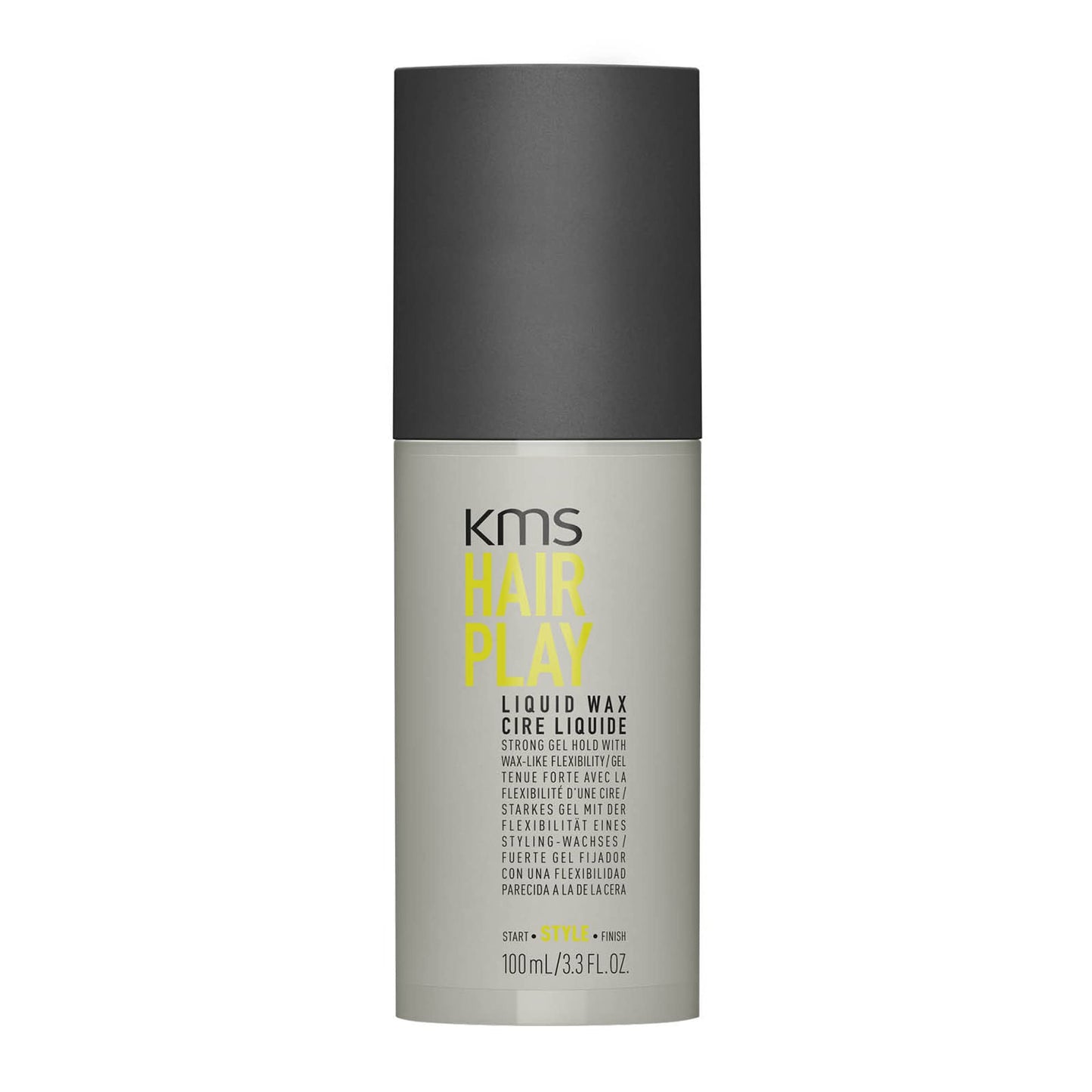 Cire liquide coiffante KMS HAIRPLAY, tenue flexible et brillance, 3,3 oz liq.