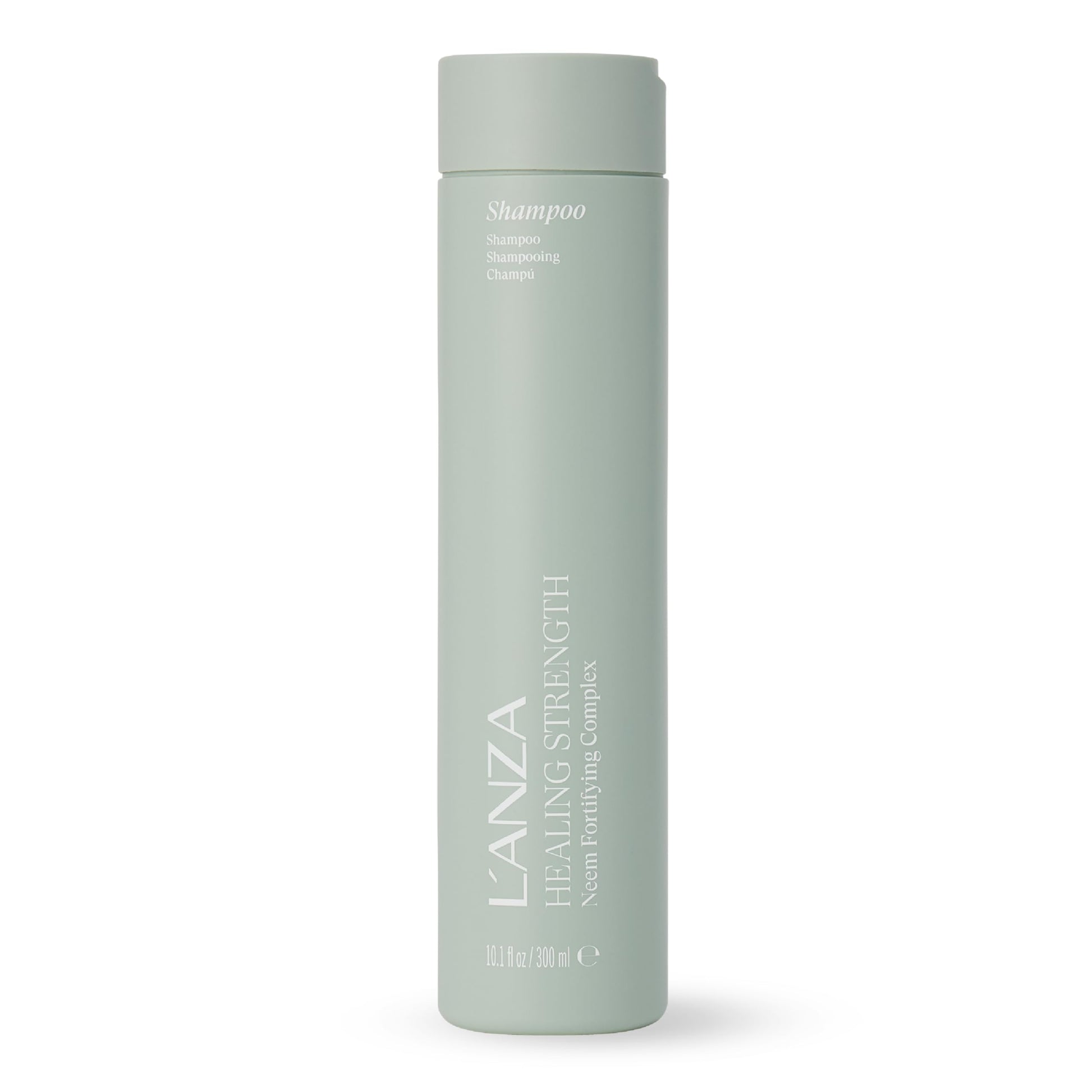 Gray L'ANZA Healing Strength Shampoo For Dry, Damaged Hair, Anti Aging Daily Shampoo that Strengthens, Repairs Damage, Moisturizing, Boosts Shine, Color Safe Anti-Humidity, Sulfate Free (10.1 Fl Oz)