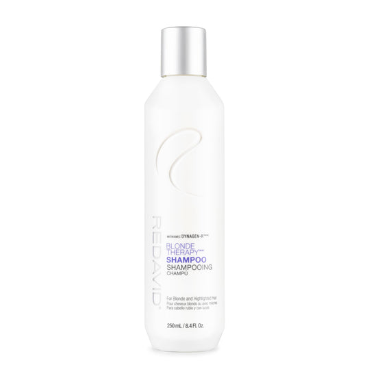 Redavid Blonde Therapy Daily Shampoo for Blonde and Highlighted Hair with Cymbidium Orchid and Hemp Seed Oil - Daily Toning, Clinical Repair, and Amplified Shine (250ml)