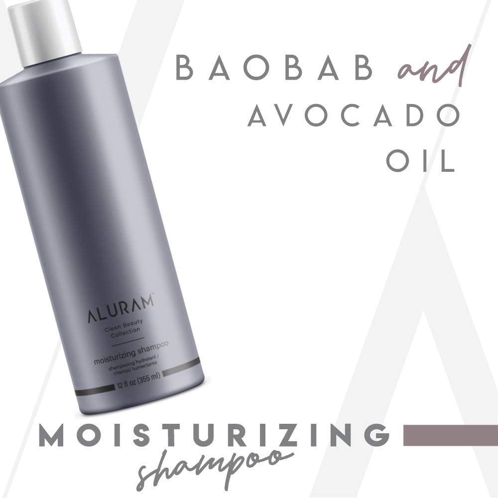 ALURAM Coconut Water Based Moisturizing and Hydrating Hair Shampoo & Conditioner Set, 33.8 Fl Oz