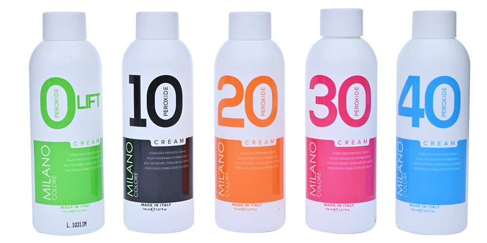 7 Volume Creme Developer, Zero Lift, Milano Care 5.07 oz/150 ml