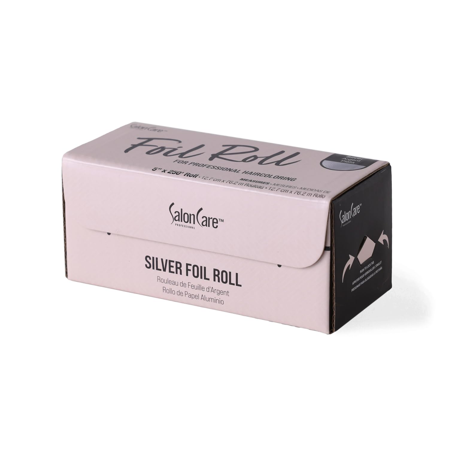 Salon Care Silver Foil Roll 5in x 250ft