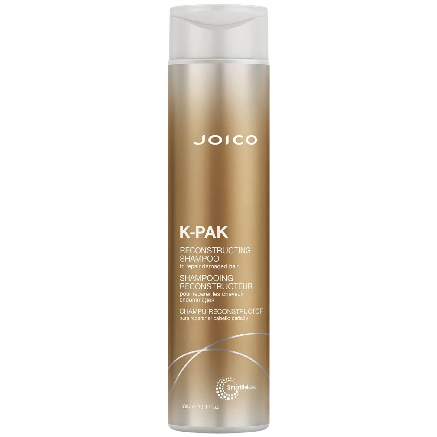 Joico K-PAK 每日重塑洗发水 | 适用于受损发质 | 修复并防止断裂 | 提升光泽 | 蕴含角蛋白和番石榴果提取物 | 10.1 液体盎司