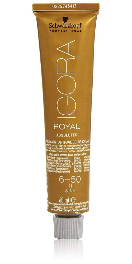 Schwarzkopf Igora Royal Absolutes 6-50 抗衰老彩霜 60 毫升