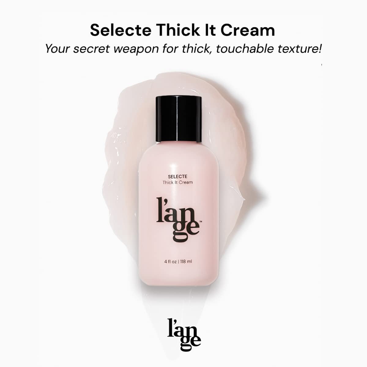 L'ANGE HAIR Selecte Thick It Cream | Lightweight Styling Cream for Thickness and Volume | Helps Add Texture, Body, and Definition | Free of parabens and sulfates