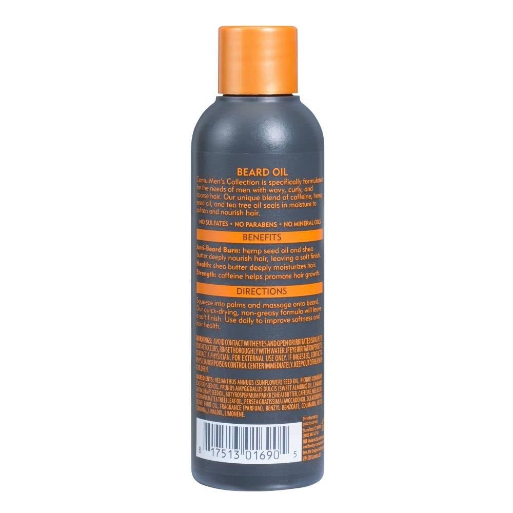 Cantu Mens Beard Oil 3.4 Ounce (100ml)