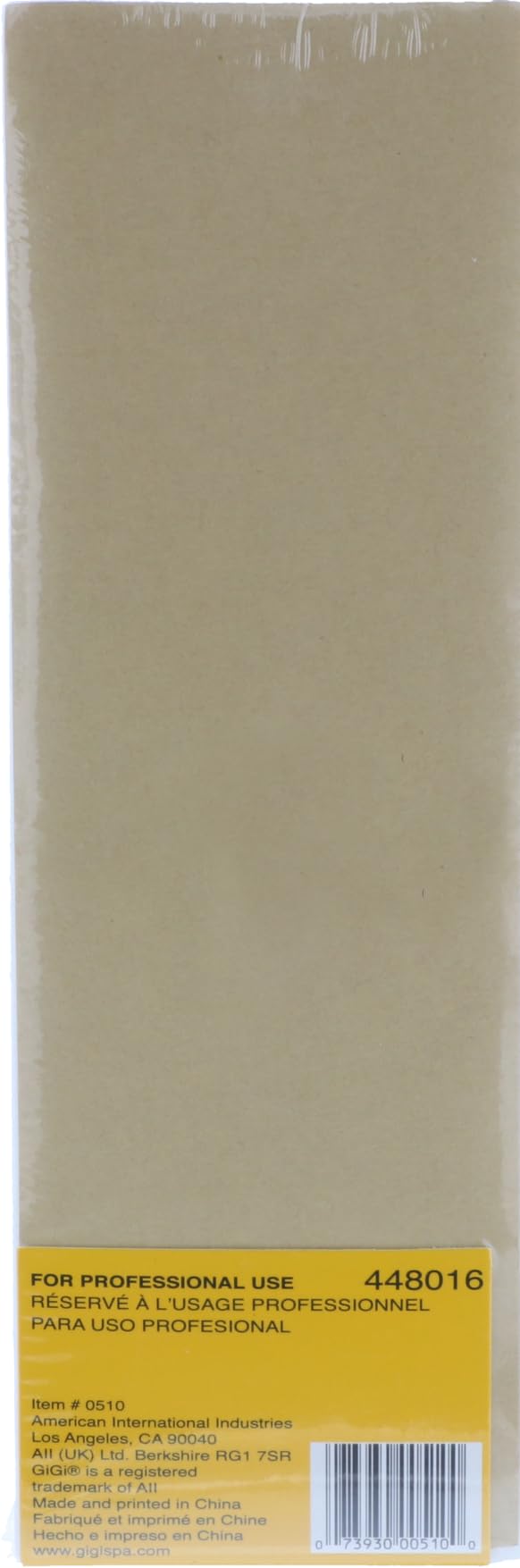 GiGi 无纺布脱毛蜡纸 - 大号脱毛蜡纸，适用于手臂、腿部、胸部和比基尼线，100 条