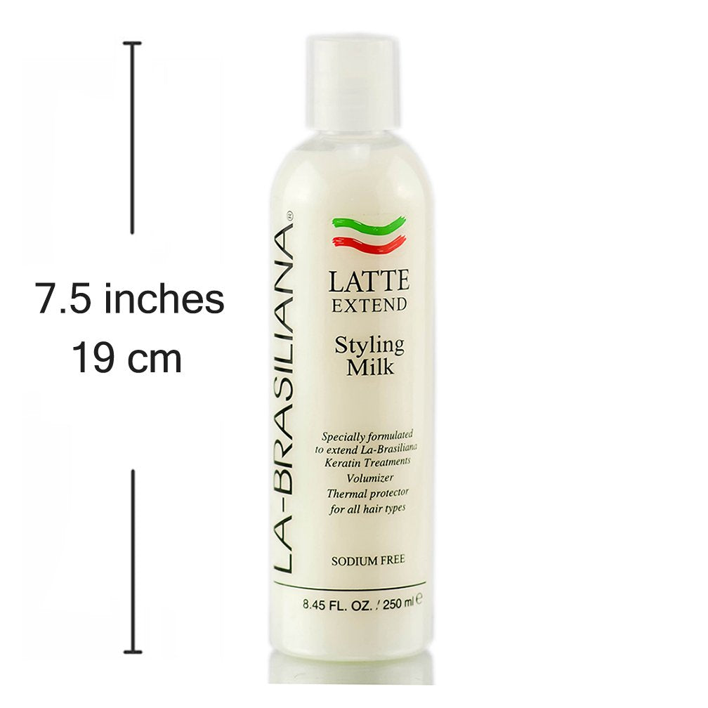 La-Brasiliana Latte Styling Milk, 8.45 fl.oz.