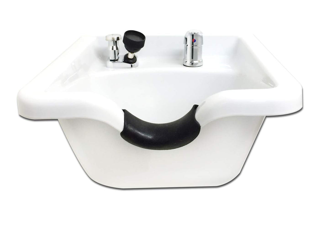 Shampoo Bowl White ABS Plastic Salon and Spa Hair Sink Beauty Salon Equipment ASSE/UPC/CSA Compliant Fixtures TLC-W11