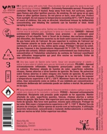 Maria Nila Extreme Spray, 3.4 Fl Oz, Hold 5/5, Antioxidant Preserves Hair Color, 100% Vegan & Sulfate/Paraben free