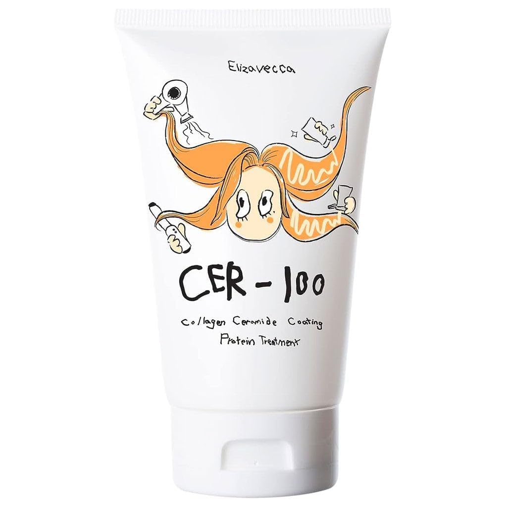 Traitement protéiné au collagène et aux céramides Milky Piggy d'Elizavecca, blanc, 97 g