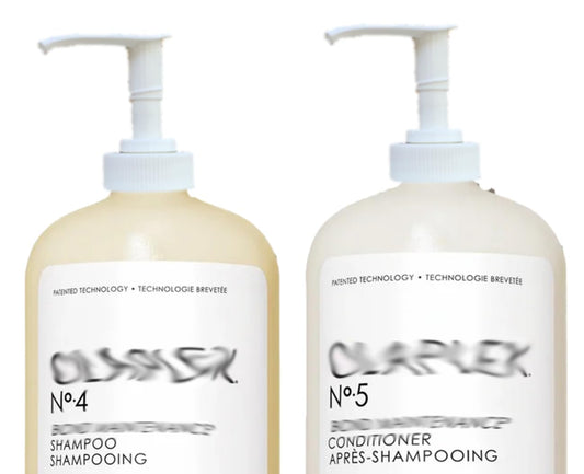 Dispenser Pumps Compatible with the New Size Jumbo Olaplex No. 4 Shampoo and No. 5 Conditioner 17.75 oz, 525 ml Size Bottles, Ultra Essentials (Two White Pumps - 4 and 5 (17.75oz Jumbo)