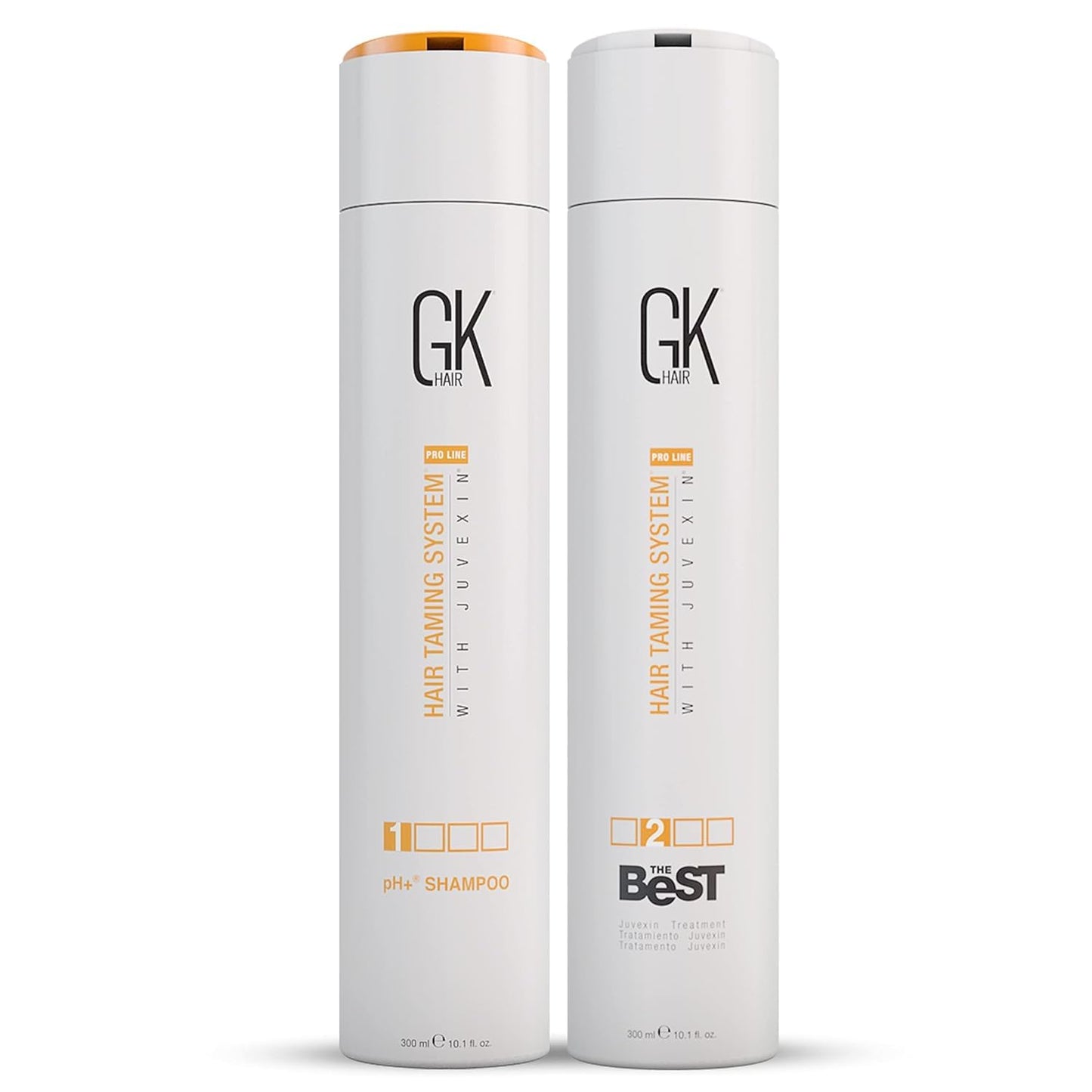 Gk Hair Global Keratin The Best Professional Brazilian Keratin Treatment Kit (Best-300ml_ph-300ml)