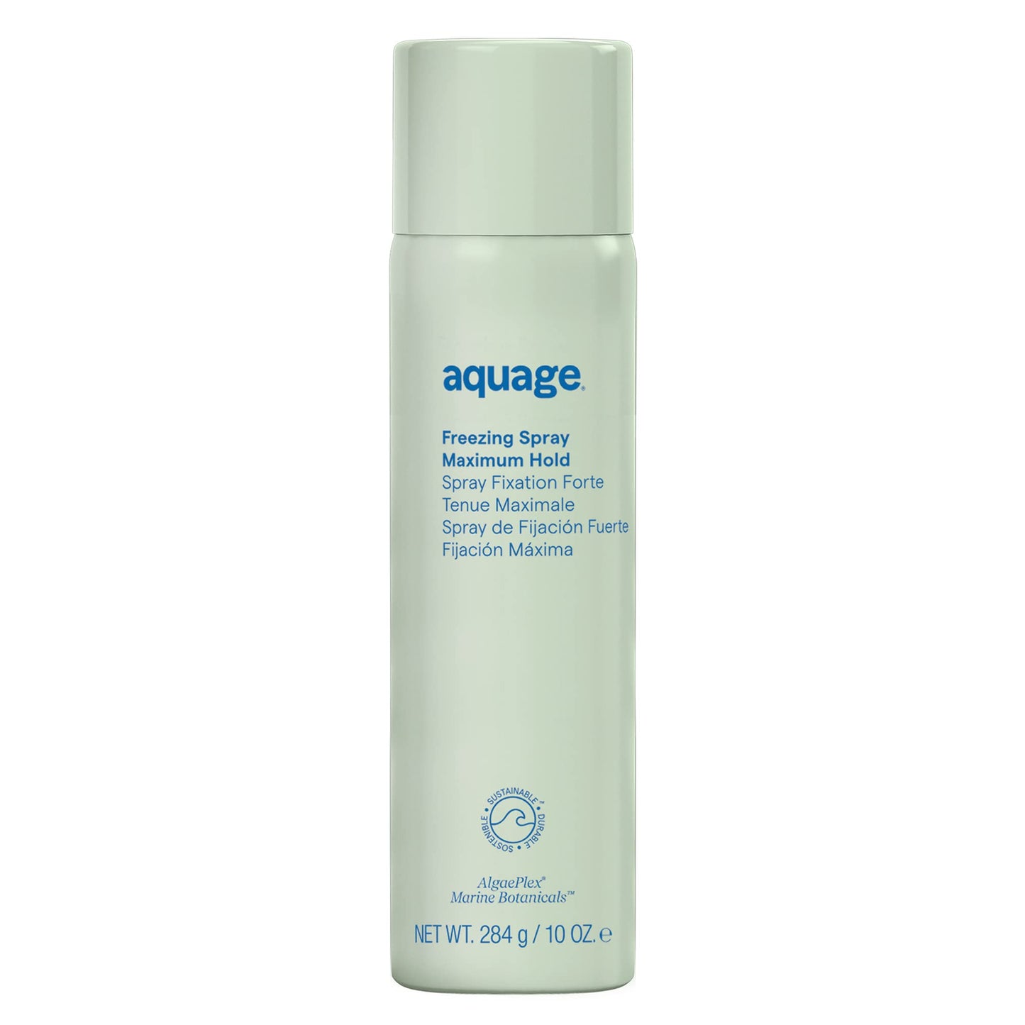 Spray réfrigérant AQUAGE, laque à tenue forte, non collante, protège de l'humidité et ajoute une brillance maximale, 10 oz