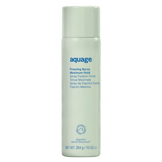 AQUAGE 冷冻喷雾，强力定型喷雾，不粘腻，防潮，增加最大光泽，10 盎司