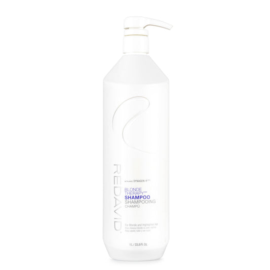 Redavid Blonde Therapy Daily Shampoo for Blonde and Highlighted Hair with Cymbidium Orchid and Hemp Seed Oil - Daily Toning, Clinical Repair, and Amplified Shine (1L)