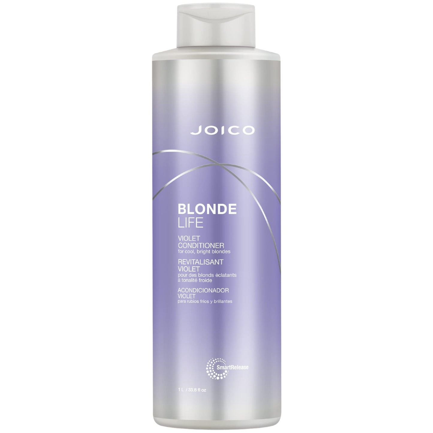 Joico Blonde Life 紫罗兰护发素 | 适用于冷亮金发 | 中和黄铜色调 | 去除黄色调 | 提升光泽 | 不含硫酸盐 | 蕴含莫诺伊油和塔玛努油 ​​| 33.8 液体盎司