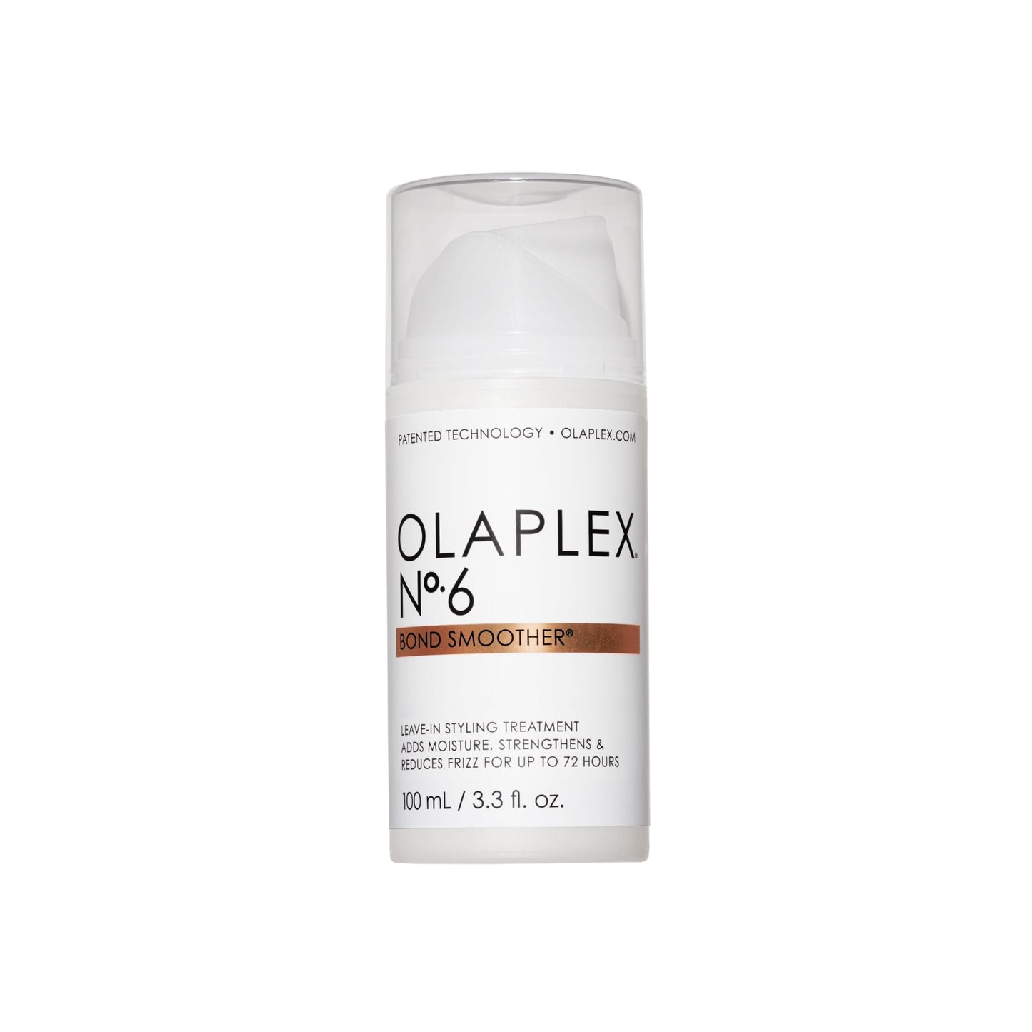 Olaplex No. 6 Bond Smoother, Leave-In Styling Hair Cream Treatment, Smooths, Conditions, & Strengthens, Frizz Control for Up to 72 Hours, For All Hair Types, 3.3 fl oz